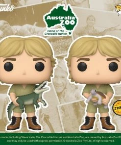 POP! Exclusive/Chase Funko Pop TV : Crocodile Hunter : Steve Irwin Set Of 2 W/Chase